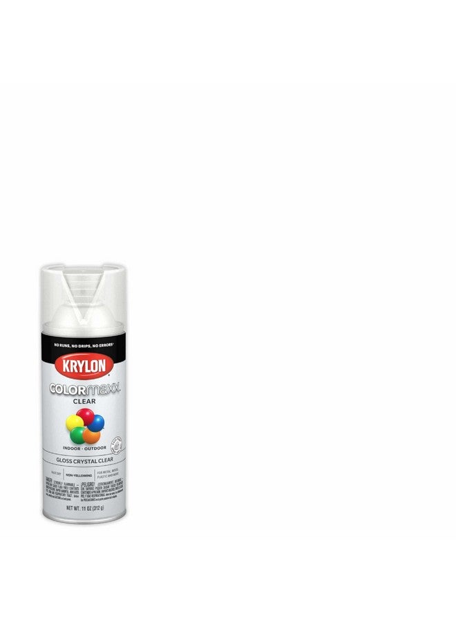 Krylon K05515007 COLORmaxx Acrylic Clear Finish for Indoor/Outdoor Use, Gloss Crystal Clear , 11 Ounce (Pack of 1) - Image 2