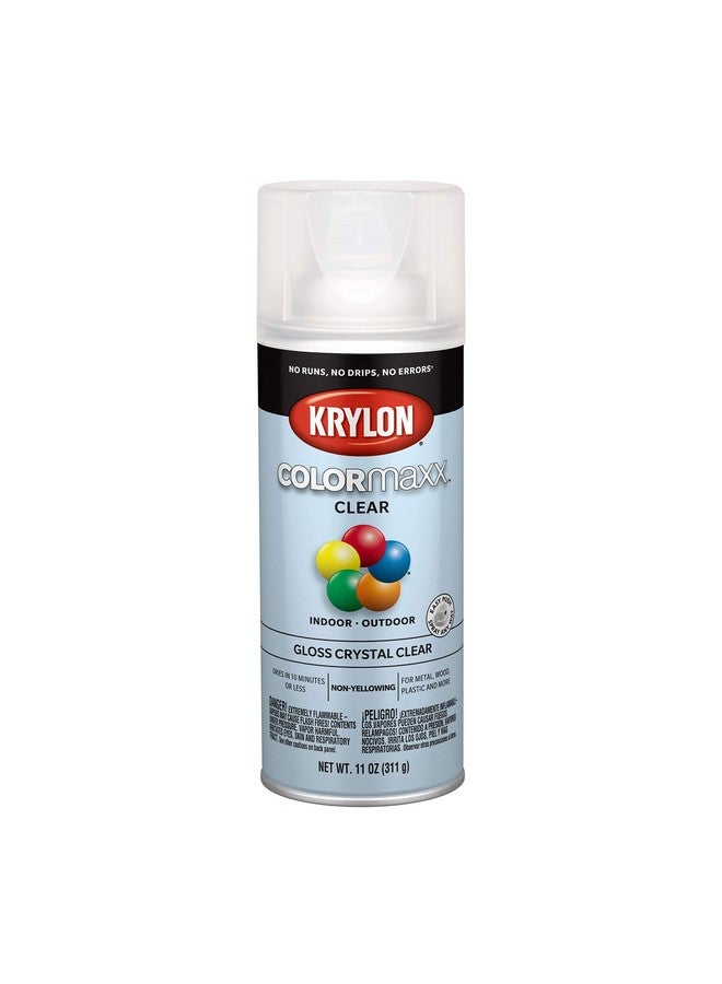 Krylon K05515007 COLORmaxx Acrylic Clear Finish for Indoor/Outdoor Use, Gloss Crystal Clear , 11 Ounce (Pack of 1) - Image 3