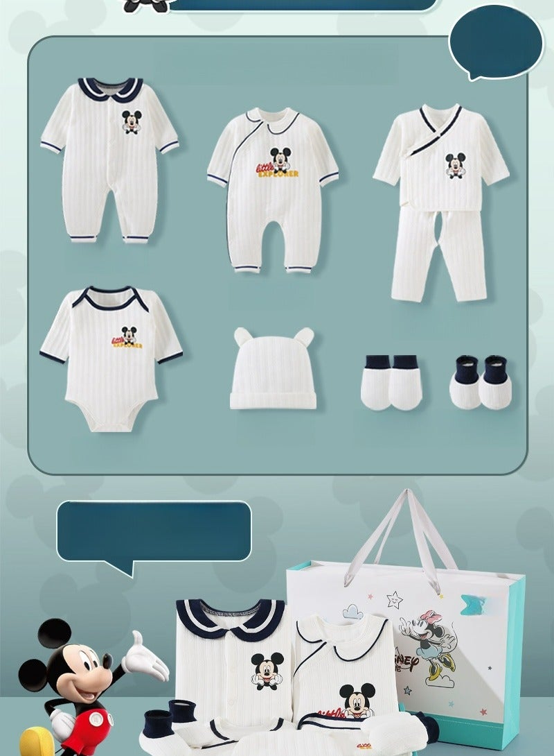 Disney 10-12 Piece Set - Quality Newborn Gift Box Set Made Of Pure Cotton Newborn Baby Gift Box - Image 1