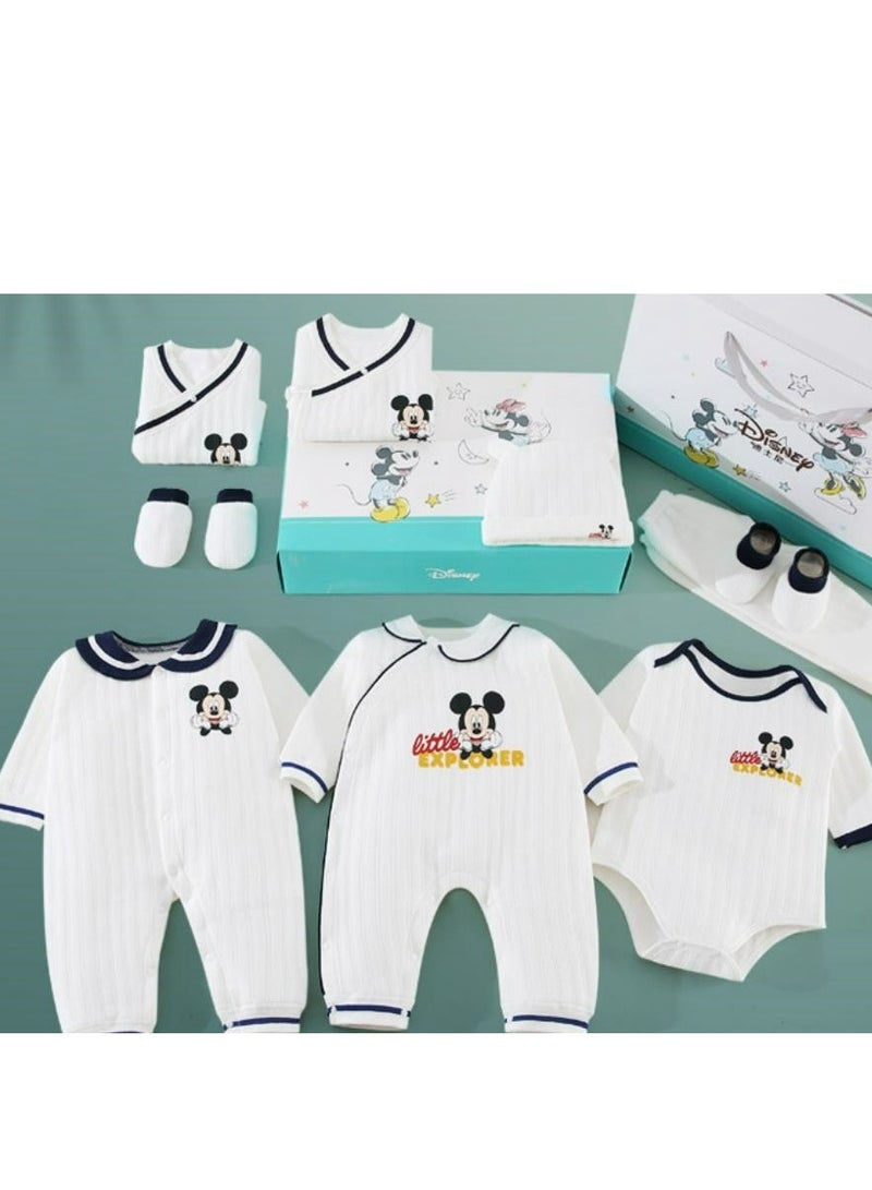 Disney 10-12 Piece Set - Quality Newborn Gift Box Set Made Of Pure Cotton Newborn Baby Gift Box - Image 2