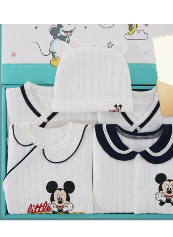 Disney 10-12 Piece Set - Quality Newborn Gift Box Set Made Of Pure Cotton Newborn Baby Gift Box - Image 4