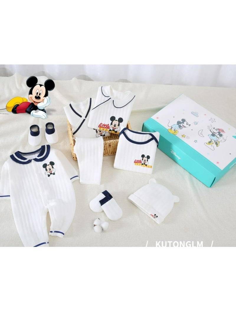 Disney 10-12 Piece Set - Quality Newborn Gift Box Set Made Of Pure Cotton Newborn Baby Gift Box - Image 5