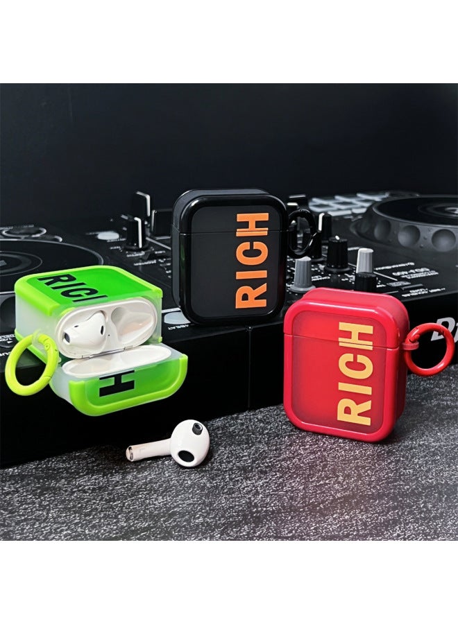 Loquat Applicable To AirPods Pro2 Earphone Cover Two-in-one Cartoon Soft Case For Apple1/2/3 Generation Wireless Bluetooth Cross-border-Color:Two-in-one Soft Shell-White Warrior-Model:AirPods Pro2 (protect - Image 4