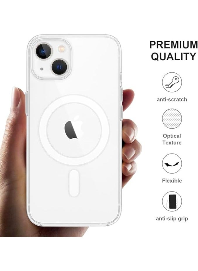 Ultra Clear Magnetic Military Grade Drop Protection Case Cover for IPhone 15 Magnetic Charging (IPhone 15) - Image 2