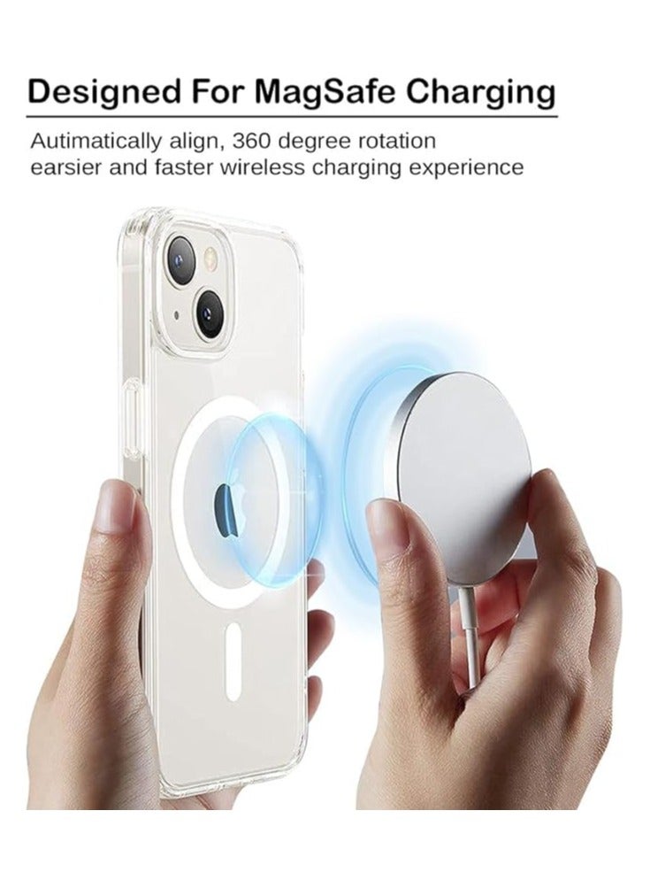 Ultra Clear Magnetic Military Grade Drop Protection Case Cover for IPhone 15 Magnetic Charging (IPhone 15) - Image 4