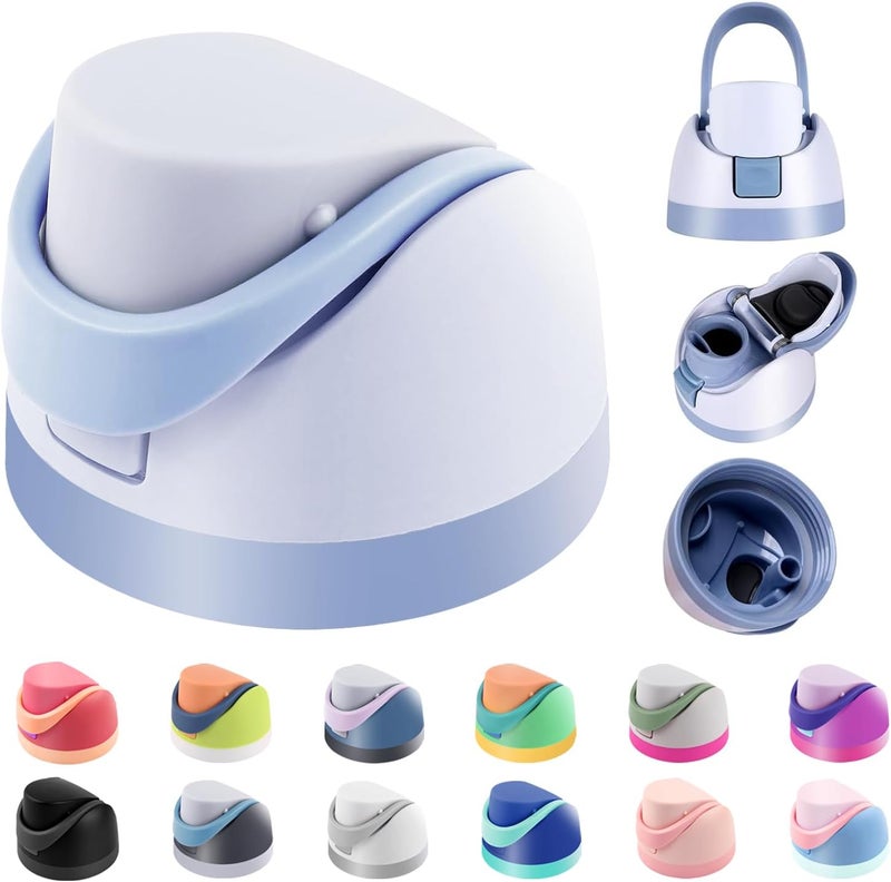 Gestarich غطاء بديل لزجاجة أولا فريسيب، متوافق مع كوب أولا 16 أونصة 24 أونصة 32 أونصة 40 أونصة، غطاء بديل مقاوم للتسرب بزر واحد، خالي من BPA - Image 1