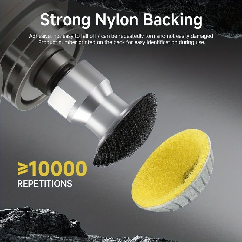 8pcs Diamond Polishing Pads 2 Inch Wet Dry M14 Adapter Stone Concrete Marble Quartz Bowl Grinding - Image 5