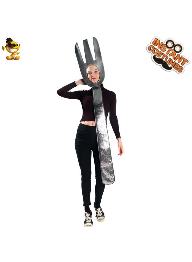 Halloween Couple Funny Men's And Women's Tableware Costume Masquerade Ball Stage Performance Cosplay Costume 