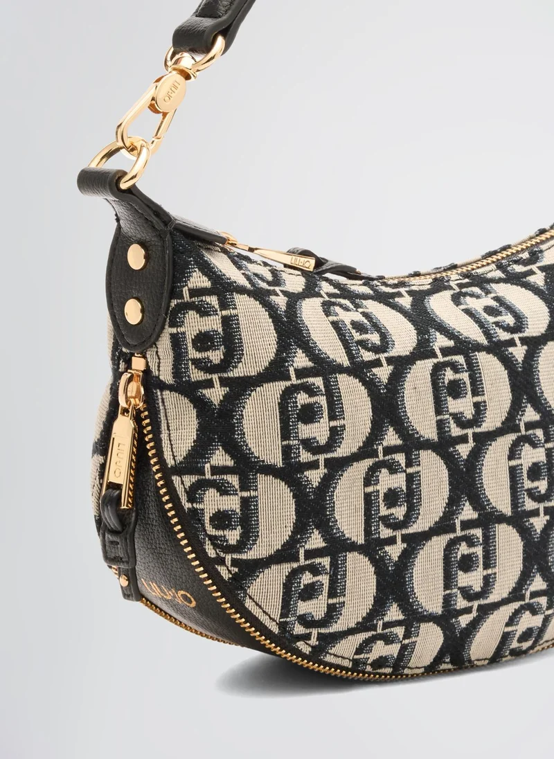 Liu Jo Jacquard Shoulder Bag With Logo