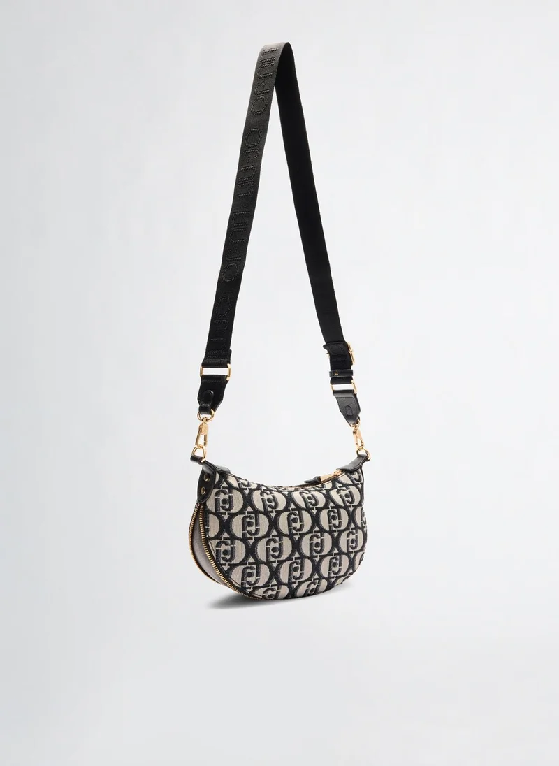 Liu Jo Jacquard Shoulder Bag With Logo