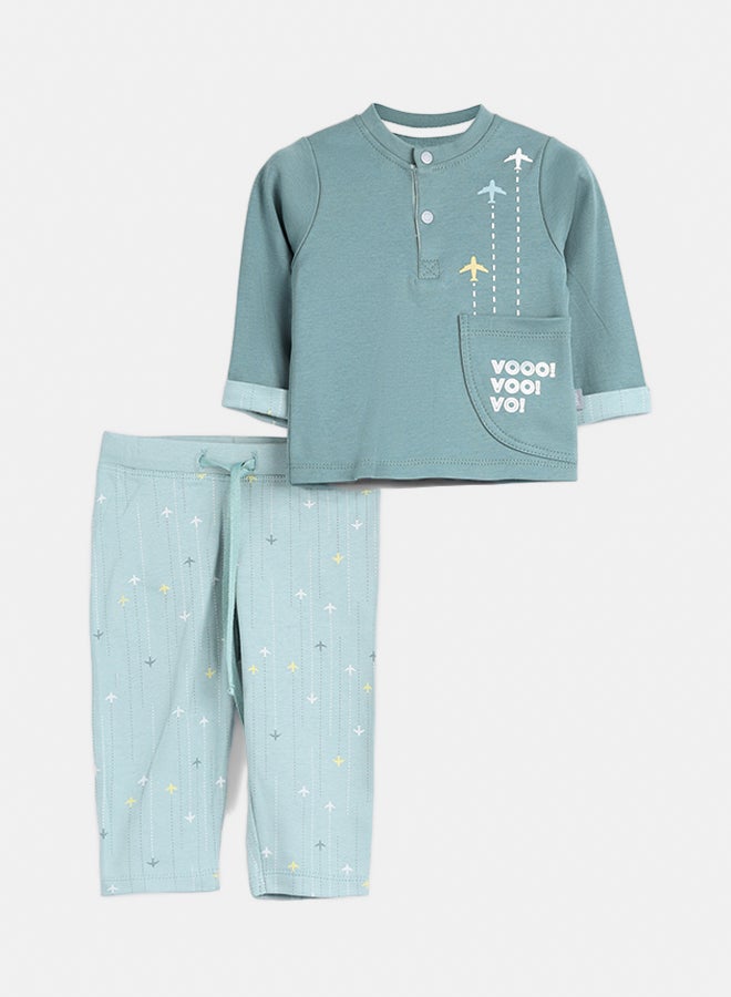 بيجاما انترلوك بيبي ولادي