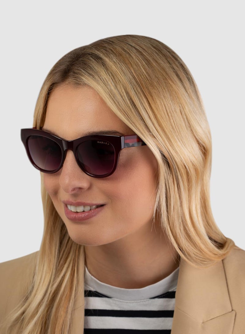 Radley نظارات شمسية قطط عيون للنساء RDS-6508 بني 52 مم - Image 5