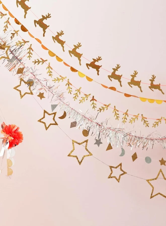 Meri Meri Glitter Stars Mini Garland