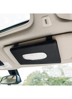 erorex Car Tissue Holder Sun Visor Napkin Dispenser Truck Vehicle Paper Towel Box Pu Leather Tissue Case Cover For Backseat And Sun Visor  - Image 5