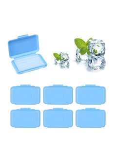 KASTWAVE Orthodontic Wax for Braces, 6 Boxes Dental Wax Brace Wearer Wax for Braces Protection(Blue Mint Flavor)  - Image 1