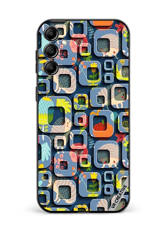 VR CREATIVE Protective Case Cover For Samsung Galaxy A15 5G/A15 Abstract Design Multicolour - Image 1