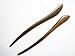 Myhsmooth Zz-gs-bt 2 Count Hair Sticks Natural Green Sandalwood Handmade Carved Hair Clip Shawl Hair Pins Pack of 2 Pcs:Swiming Fish - Image 2