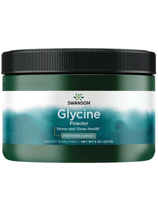 Swanson Amino Acid Ajipure Glycine Powder Pharmaceutical Grade 8 Ounce (227 g) Pwdr - Image 1