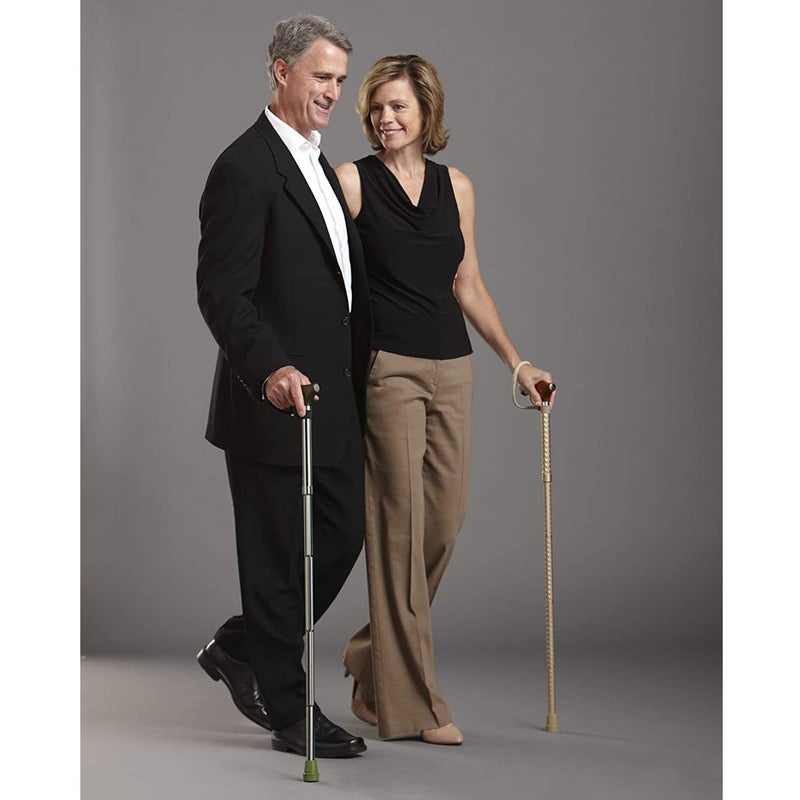 Switch Sticks Walking Cane for Men or Women, Foldable and Adjustable from 32-37 Inches, FSA and HSA Eligible, Engraved Cognac - Image 2