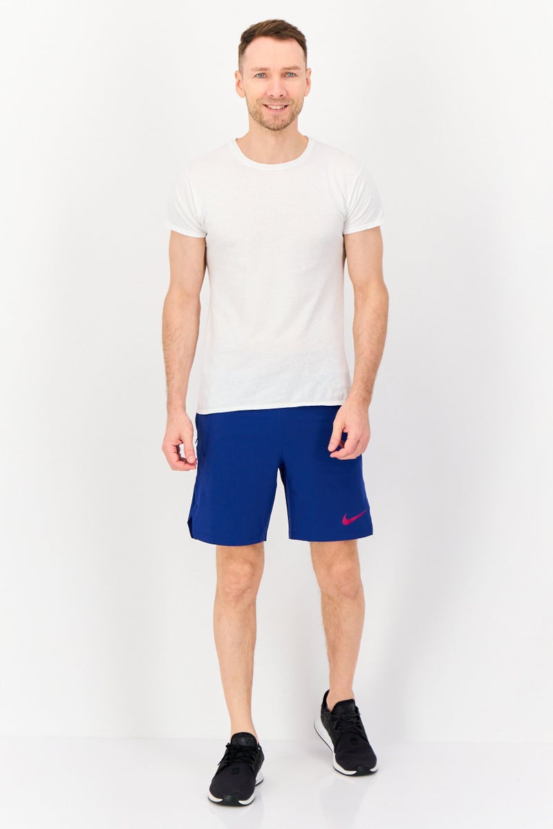 Nike Men Brand Logo Sportwear Fit Running Short, Navy Short  - Image 3