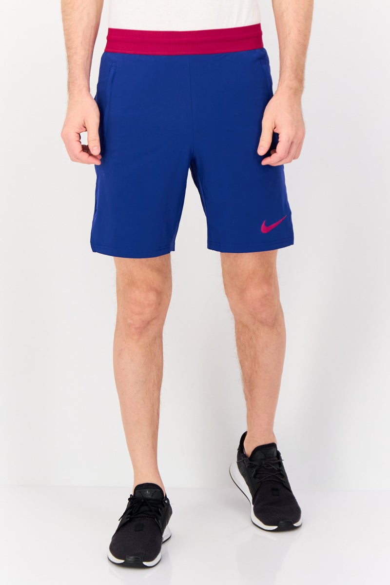 Nike Men Brand Logo Sportwear Fit Running Short, Navy Short  - Image 1