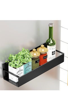 Cool Baby COOLBABY 4 Pack Kitchen Refrigerator Side Shelf Moveable Fridge Magnetic Spice Racks Punch Free Storage Rack  - Image 2
