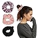 Secret Stash Zipper Scrunchie Safe (3 Pack) - Velvet Stasher scrunchies Compartment for Cash Cards Keys Pills Valuables | Hair bun ties Secret Pocket ponytails women Diversion safes disguise container Accessories - Image 2