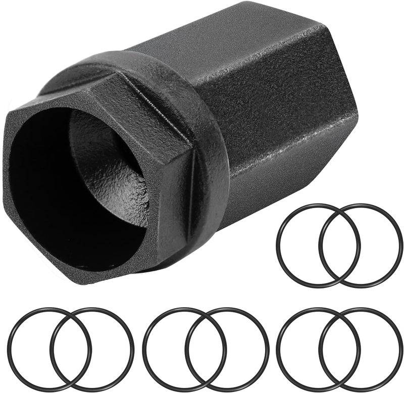 Kujunpao Diesel Cup Socket Kit for Ford 6.0L (2003-2007) with 8 Heavy Duty Viton O-Rings - Image 1