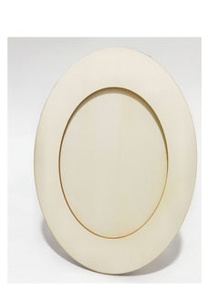 Generic 10 Pcs Wooden Oval Tabletop Picture Frames 45x30cm Perfect for Wedding Home Decor Ideal Personalized Gifts for Every Occasion  - Image 1