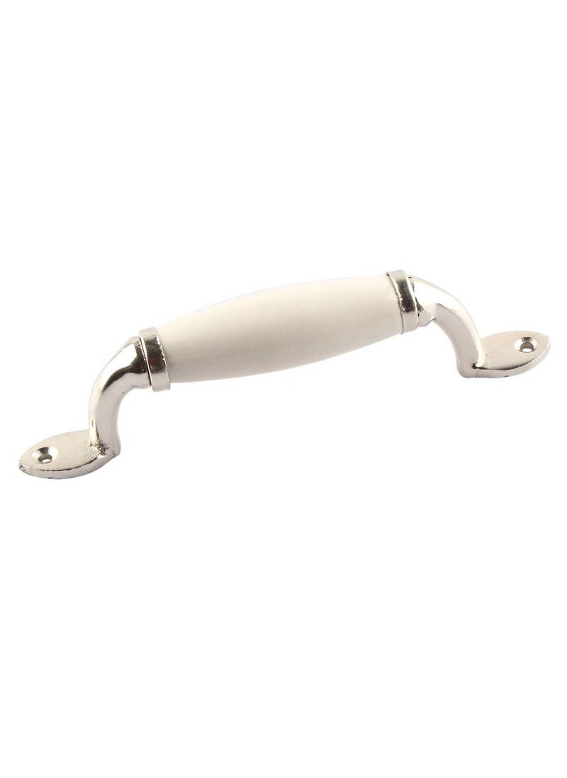 Indian-Shelf IndianShelf Small Door Handle Ceramic Handle For Kitchen Cabinet Cream Cabinet Pulls 1 Piece 65 inches  - Image 1