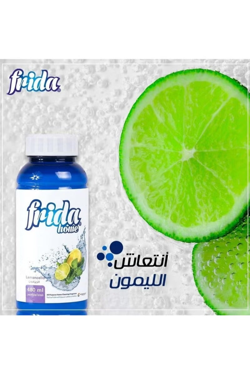 فريدا منظف ومعطر لجميع الأسطح المنزلية برائحة الزيز فون، 480 مل - Image 2