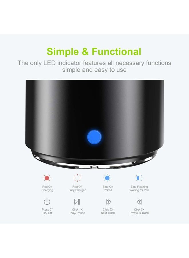 EWA مكبر صوت بلوتوث محمول صغير A106Pro (أسود) - Image 5