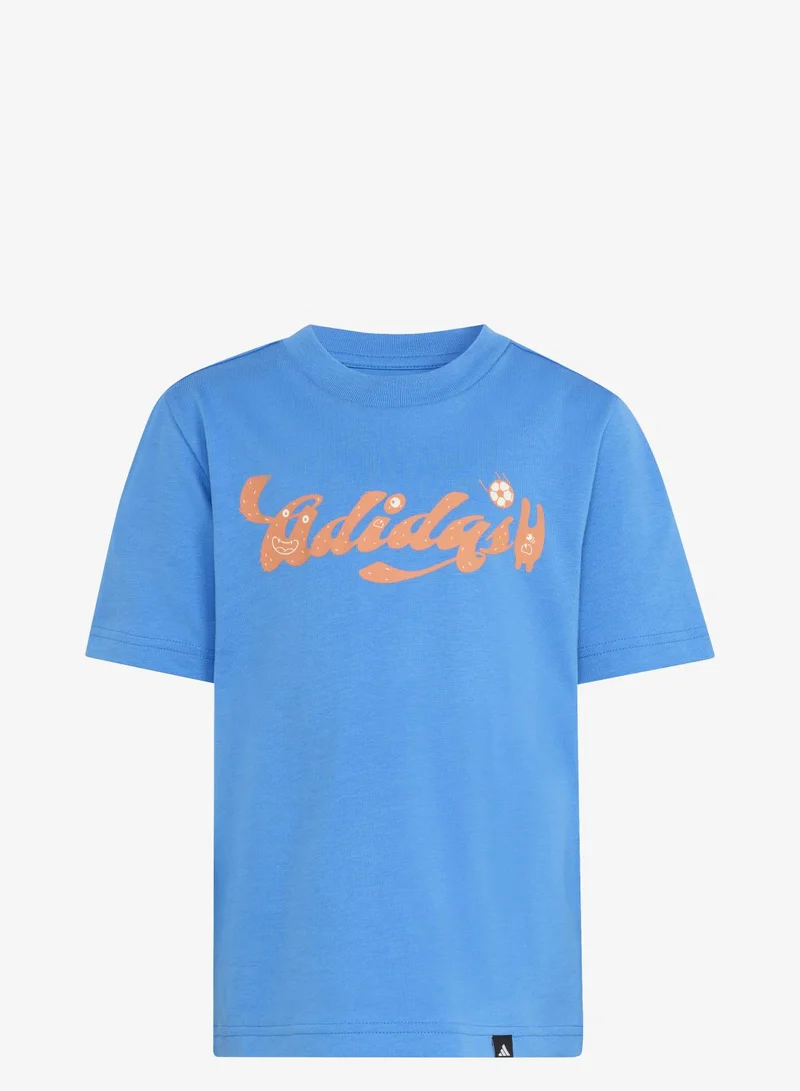 Adidas LITTLE KIDS TIRO_NSTER GRAPHIC T-SHIRT