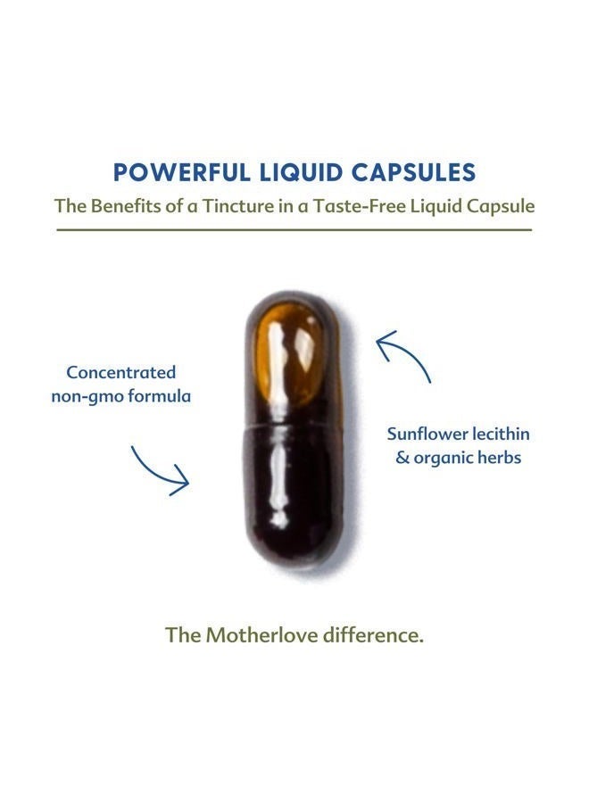 Motherlove More Milk Moringa (60 Liquid caps) Moringa-Based Lactation Supplement to Support Breast Milk Supply—Non-GMO, Organic Herbs, Vegan, Kosher - Image 3