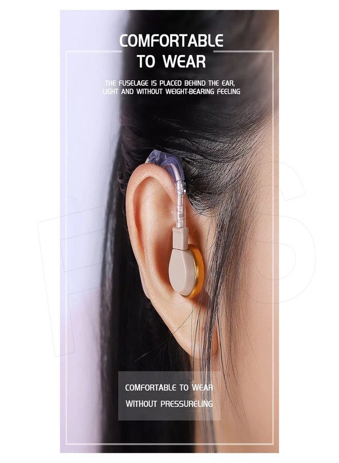 FCS B-13 Instant fit BTE Hearing Aid Personal Hearing Amplifier Pair of Both Ear for Seniors Moderate hearing loss With 6 Batteries. (3 Month Seller Warranty). - Image 4