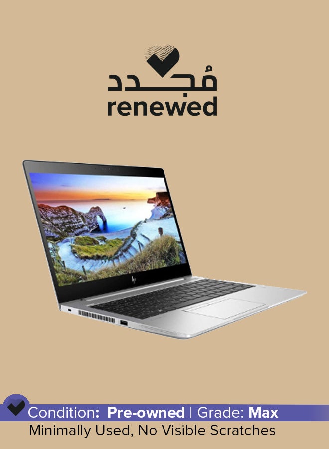 HP Renewed - EliteBook 840 G5 Notebook With 14 Inch Display,Intel Core i5-8350U/8GB RAM/256GB SSD/Windows 10 English Metallic