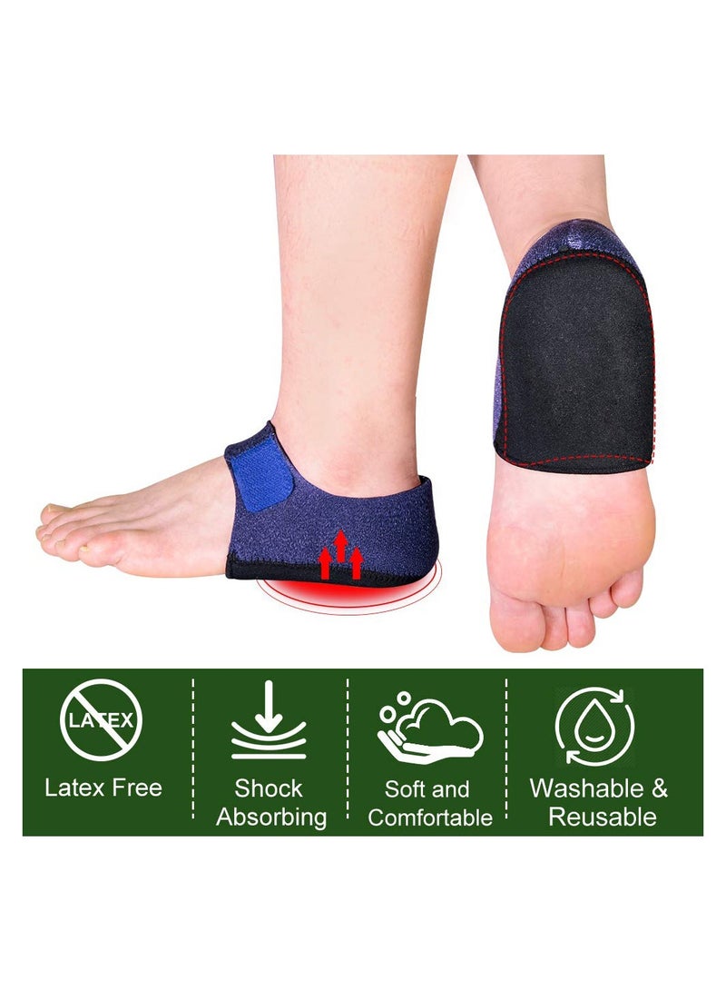 KASTWAVE Plantar Fasciitis Socks with Arch Support, 2PCS Heel Ankle Brace, KASTWAVE Foot Care Compression Sleeve, Heel Protectors Heel Pads Cushion - Heel Spur -Tendinitis- Cracked Heelsfor Relieving Heel Pain - Image 4