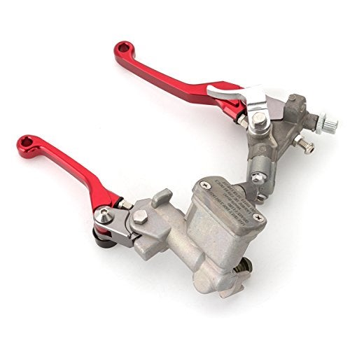 FXCNC Rzmmotor Motorcycle Brake Master Cylinder Reservoir Clutch Lever Fit for CR125R CR250R 96-07, CR500R 92-01, CRF150R 07-16, CRF250R/X 04-16, CRF450R 02-06, CRF450X 05-16, CR80R CR85R 98-07 - Image 2