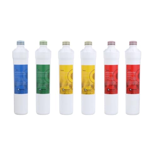 Watts Premier مجموعة تصفية واتس بريمير السنوية RO Pure 6-Pack لنظام التناضح العكسي Zero/Pure Plus، استبدال فلتر المياه بزر ضغط، 2 فلتر رسوبي، 2 فلتر كربون مسبق، 1 فلتر بعدي، غشاء - Image 5