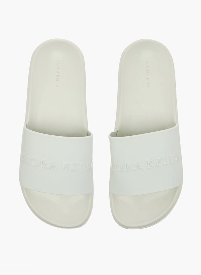 Flora Bella By Shoexpress Women's Logo Detail Slides  - Image 1