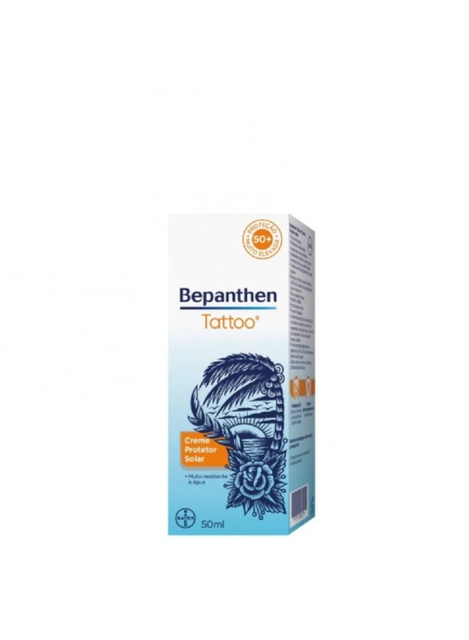 Bepanthen Tattoo Sun Cream SPF50+ 50ml - Image 1