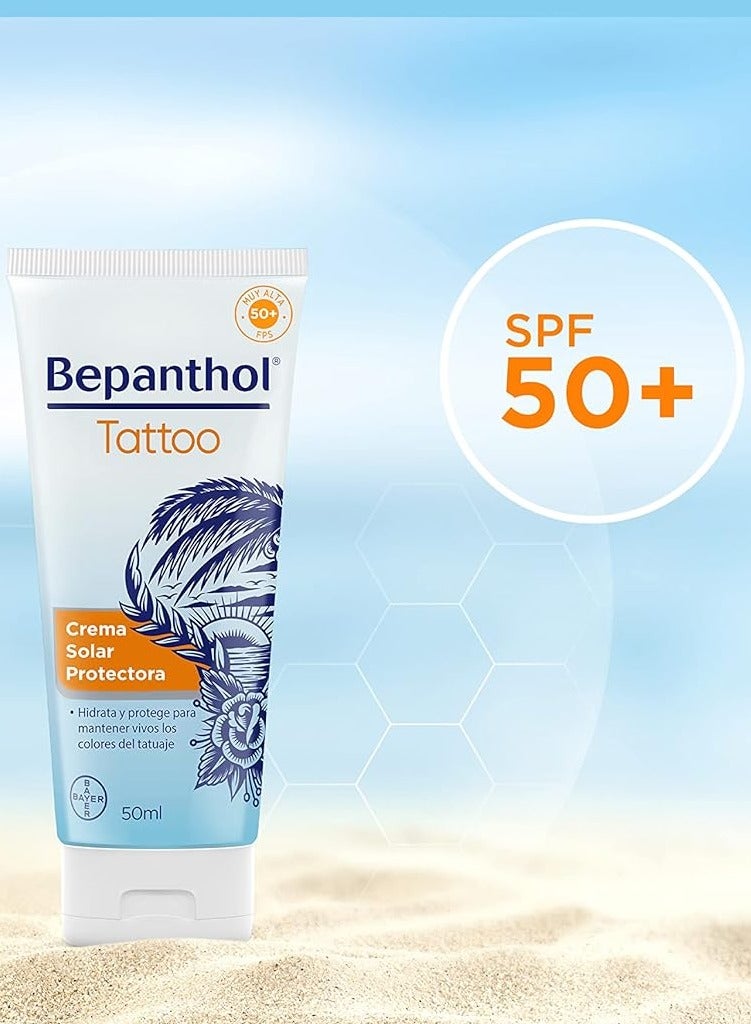 Bepanthen Tattoo Sun Cream SPF50+ 50ml - Image 2