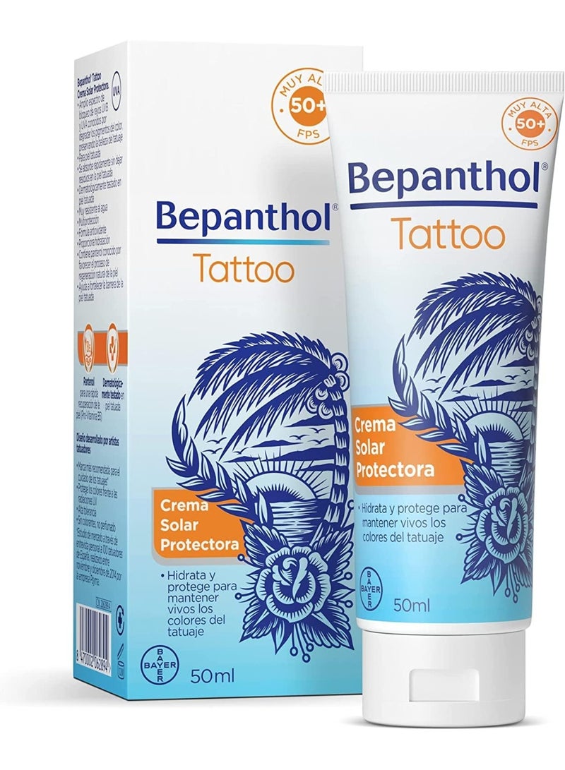 Bepanthen Tattoo Sun Cream SPF50+ 50ml - Image 3