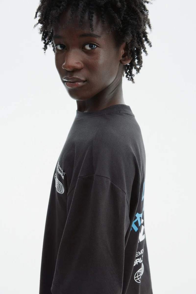 H&M Printed sports top with DryMove™