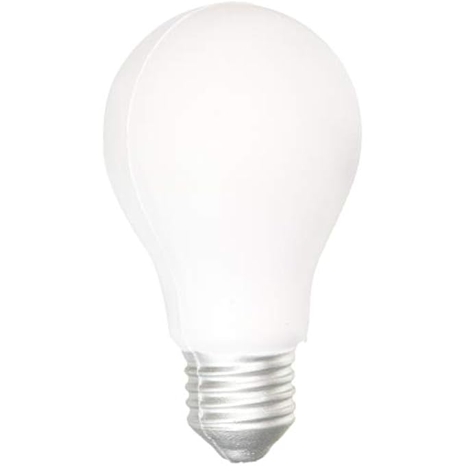 Light Bulb Stress Toy - White