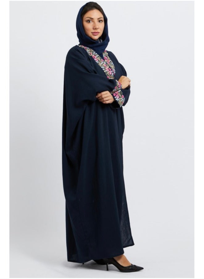 Evva Evva Luxury Saudi Abaya for Women – Elegant Open Front Modest Wear in Premium Fabric – Ideal for Ramadan, Eid, and Everyday Elegance  - Image 3
