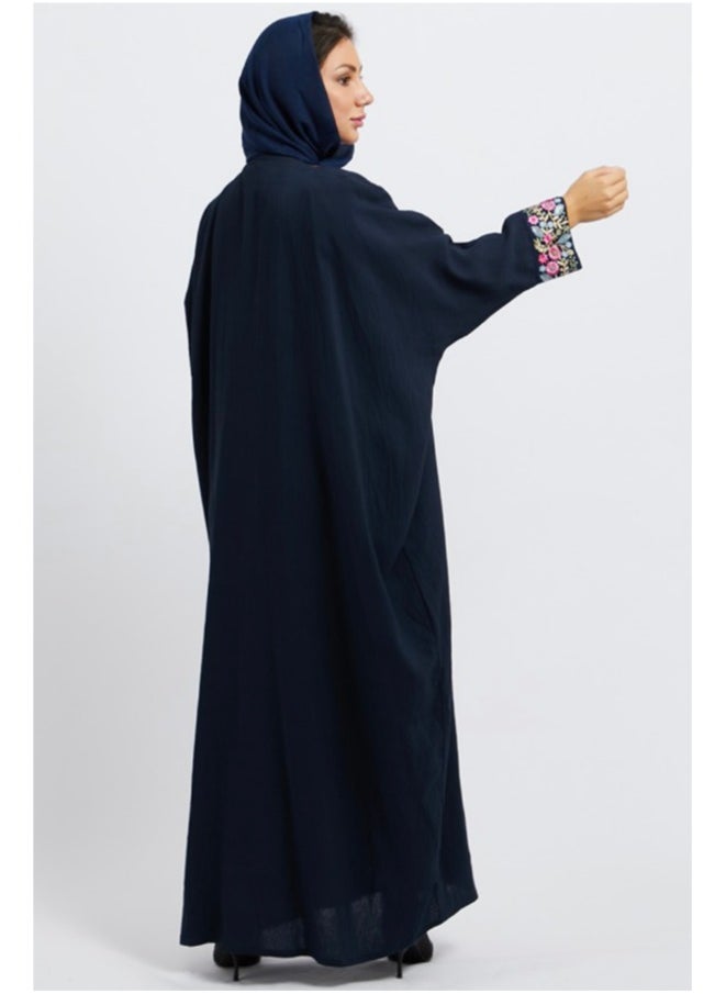 Evva Evva Luxury Saudi Abaya for Women – Elegant Open Front Modest Wear in Premium Fabric – Ideal for Ramadan, Eid, and Everyday Elegance  - Image 1