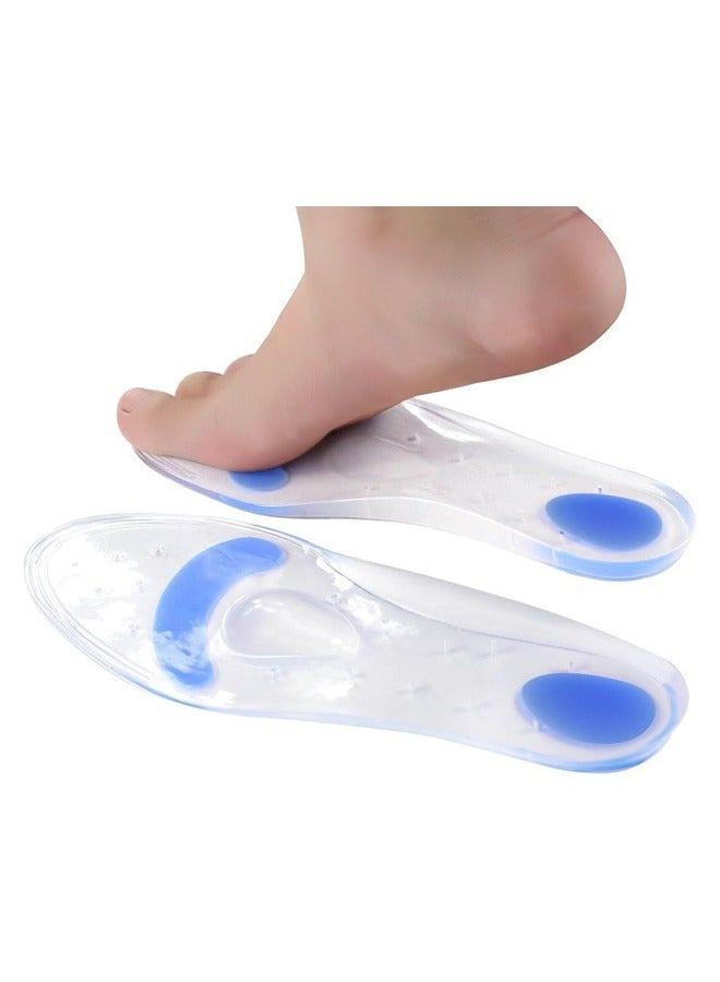 حشوة طبية من السيليكون مع دعم إضافي لتخفيف آلام القدم وامتصاص الصدمات - حافظة للقدم L - Image 1