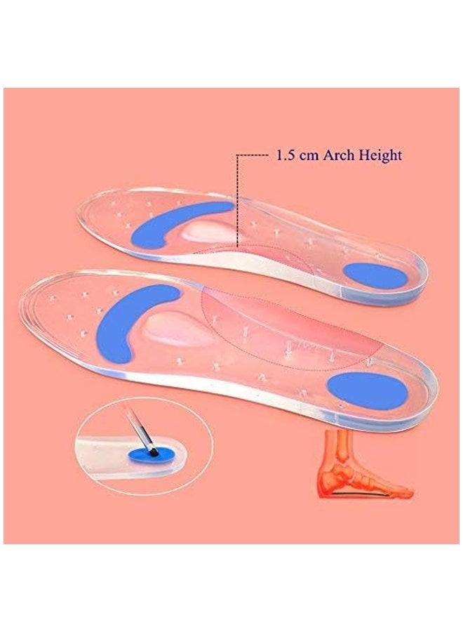 حشوة طبية من السيليكون مع دعم إضافي لتخفيف آلام القدم وامتصاص الصدمات - حافظة للقدم L - Image 2