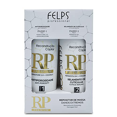 Felps Professional علاج فيلبس كولور RP بريميوم لإعادة بناء الشعر 2x500مل 2x169 أونصة سائلة - Image 2